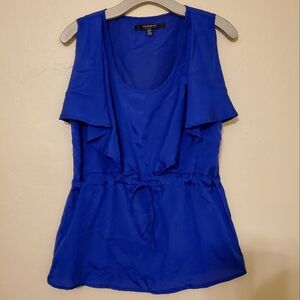 Coupe blouse sleeveless flowy tie waist size S coupé